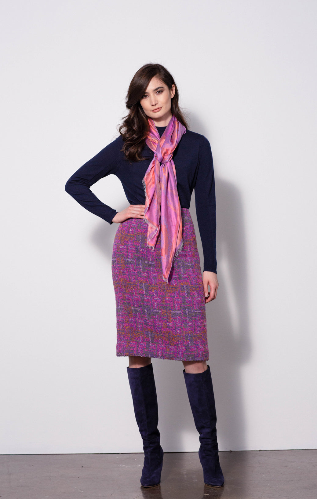 Twilight - Italian Tweed Skirt – Trunk Show Style