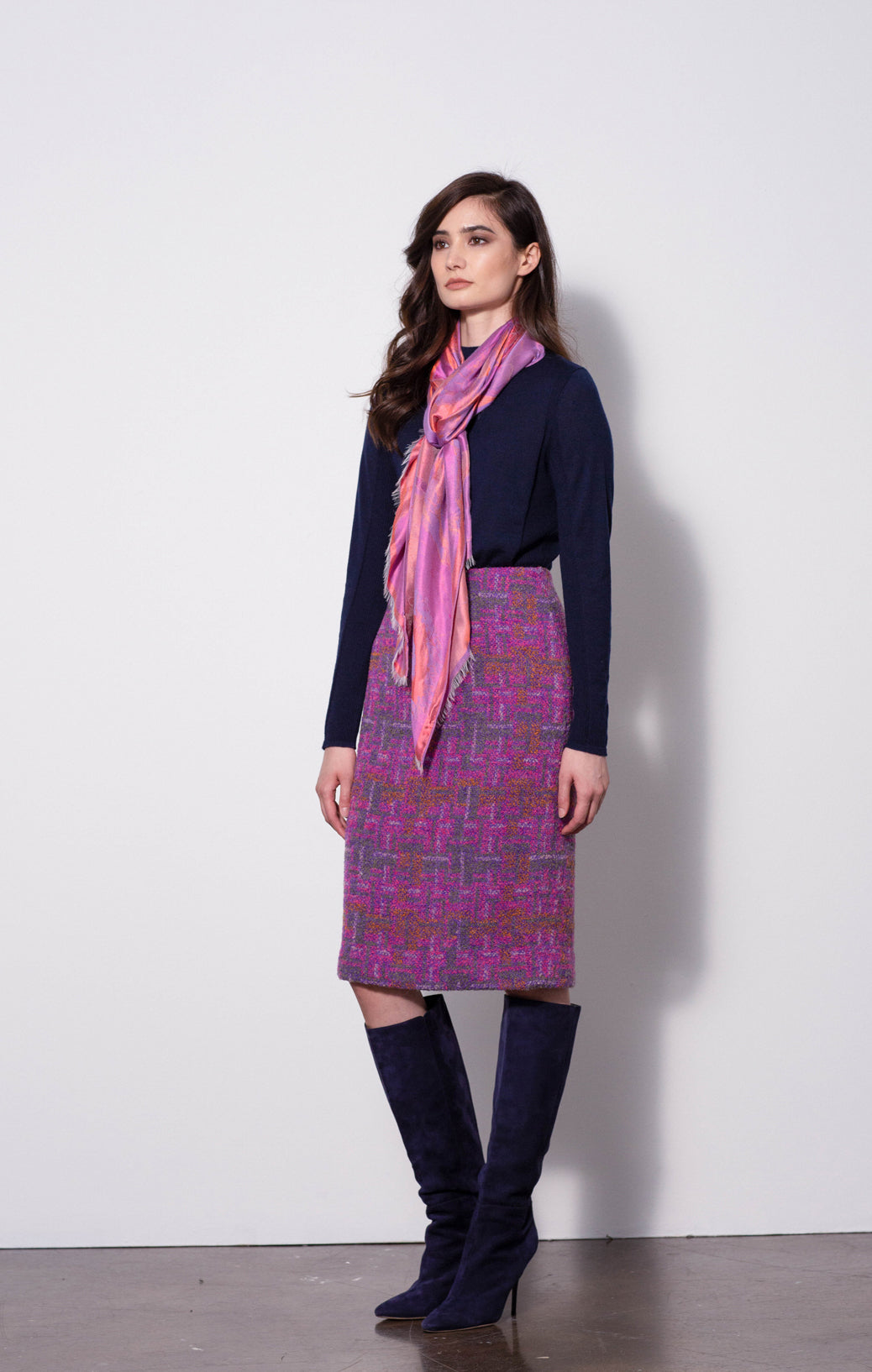 Twilight - Italian Tweed Skirt – Trunk Show Style